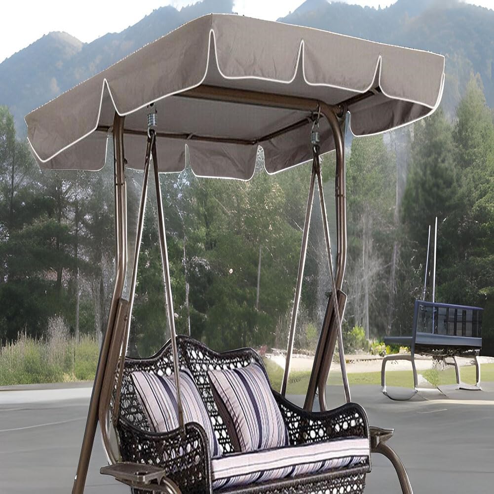 Housse de rechange Garvee pour fauteuil à bascule de jardin 3 places, 162 x 112 cm, imperméable et résistante aux déchirures, protection extérieure pour mobilier de jardin
