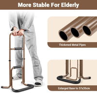 Aide à la verticalisation mobile Garvee avec 3 poignées – Stable, réglable, en métal, idéale pour les personnes âgées