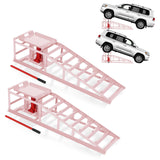 Garvee Rampes Hydraulique Auto 499 kg, Acier Robuste, Surface Antidérapante, Garage et Entretien, Portable, 114,3 cm, Noir