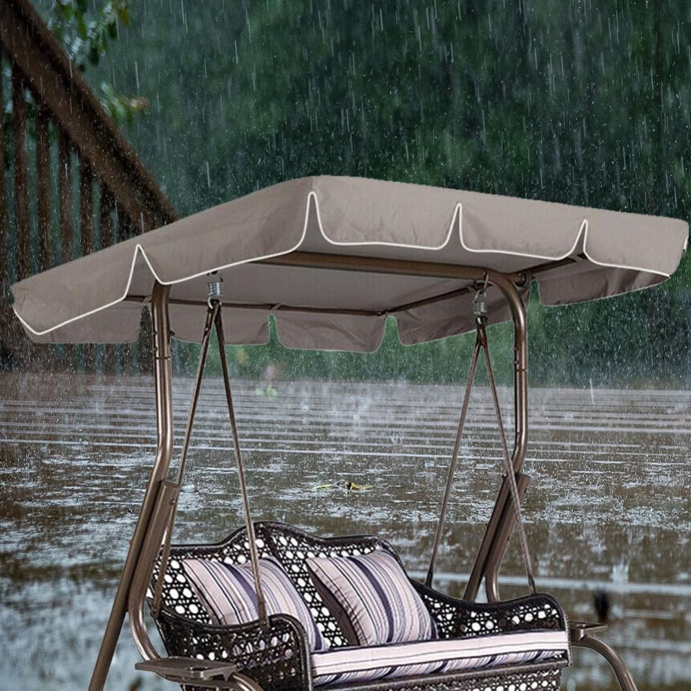 Housse de rechange Garvee pour fauteuil à bascule de jardin 3 places, 162 x 112 cm, imperméable et résistante aux déchirures, protection extérieure pour mobilier de jardin