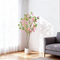 Arbre artificiel d'intérieur Garvee de 1,5 m, réaliste, sans entretien, matériau de haute qualité, pour la maison et le bureau, vert