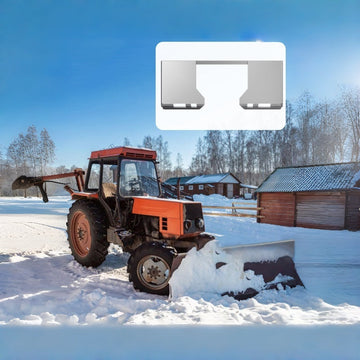 Plaque de montage Garvee pour chargeuse compacte 46 po x 18,5 po – Acier, 3/8 po d'épaisseur pour mini-pelles et engins agricoles
