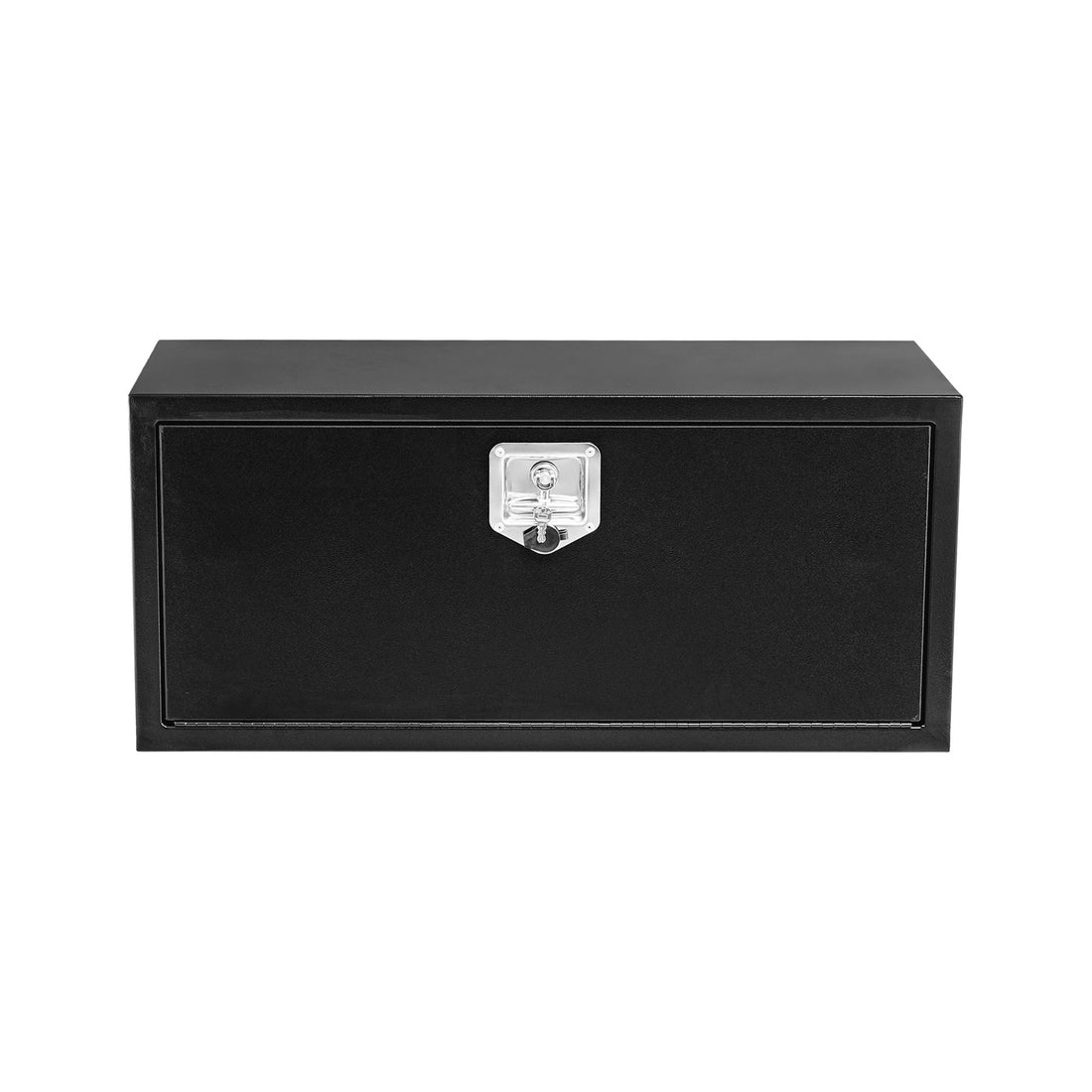 Garvee Boîte à Outils Série 1416 Noire, Acier 60,96×35,56×40,64cm, Porte Unique Étanche, pour Pick-up et Remorque