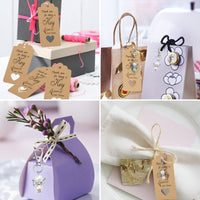 Garvee Lot de 20 porte-clés anges avec sachets en organza et cartes de remerciement, cadeau idéal pour baptême, naissance, mariage ou fête, argent.