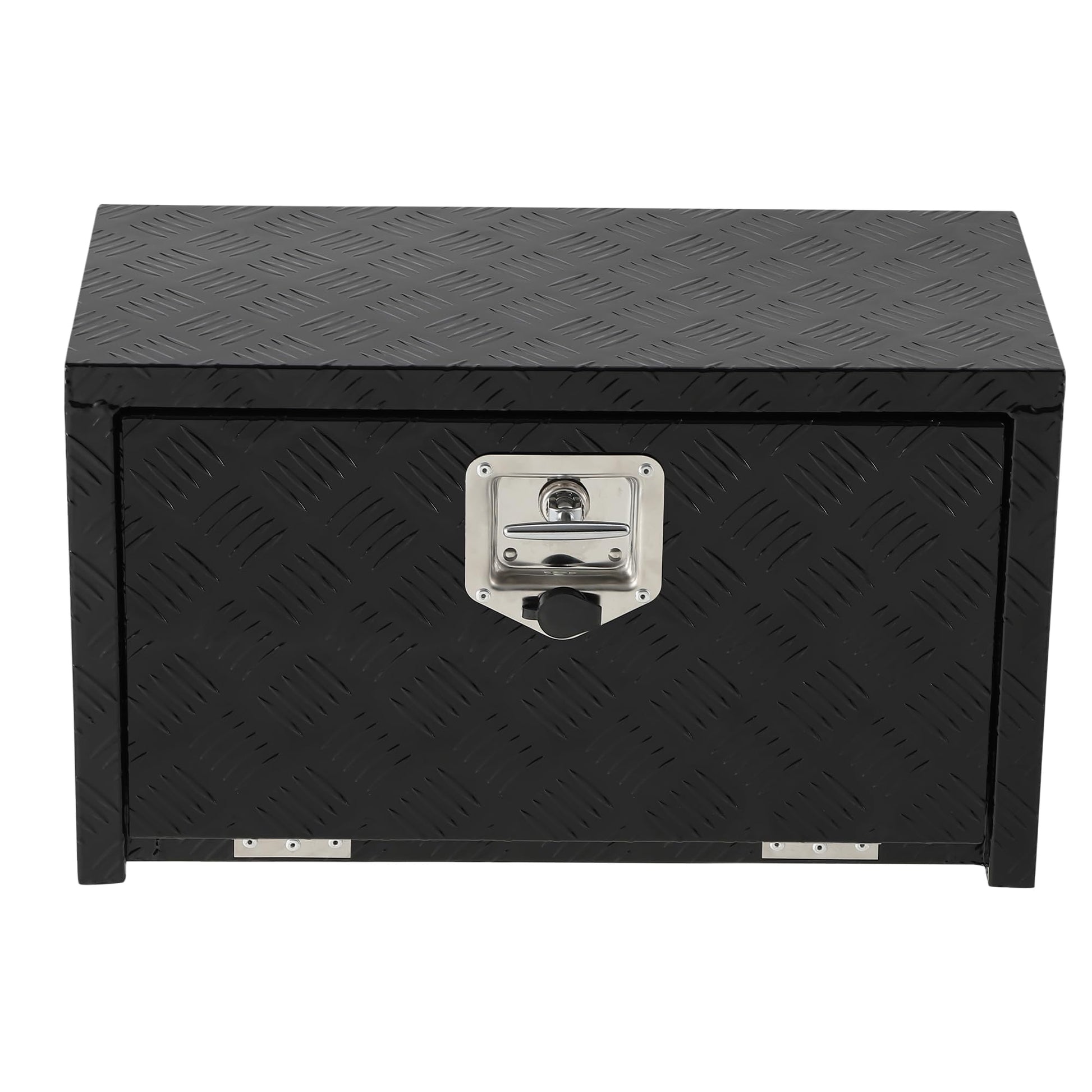 Garvee Coffre sous châssis en aluminium robuste 61 cm, rangement étanche noir pour pick-up, camion et remorque, idéal benne et utilitaire