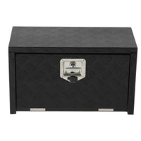 Garvee Coffre sous châssis en aluminium robuste 61 cm, rangement étanche noir pour pick-up, camion et remorque, idéal benne et utilitaire