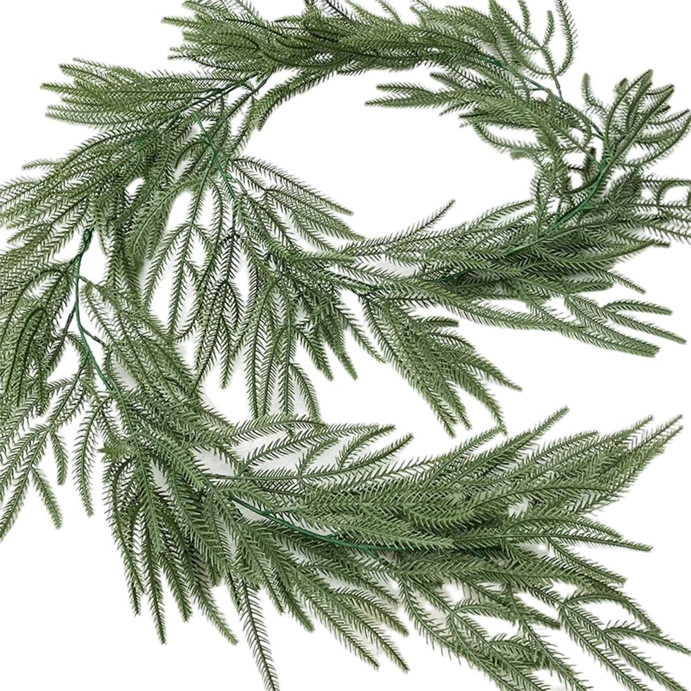 Décoration de Noël en pin GARVEE, 200 cm, vert réaliste, en PVC durable, pour la maison, les mariages et Noël