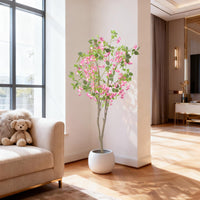 Arbre artificiel d'intérieur Garvee de 1,5 m, réaliste, sans entretien, matériau de haute qualité, pour la maison et le bureau, vert