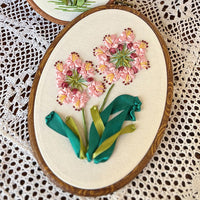 Kit de broderie Garvee pour débutants avec motif floral 3D, kit de broderie à faire soi-même comprenant tissu, tambour, fils et aiguilles, taille unique, multicolore