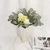 Garvee Lot de 6 branches et feuilles d'eucalyptus artificielles vertes pour décoration de mariage, fête, décoration de table, jardin, 29 cm