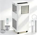 Garvee Climatiseur Mobile 7000 BTU 3-en-1, Silencieux et Compact avec Écran Digital, Roulettes et Kit Fenêtre, pour Pièces jusqu’à 15 m²