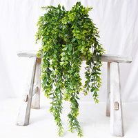 GARVEE Plantes artificielles suspendues vertes – Guirlande de vigne artificielle pour mur et jardin