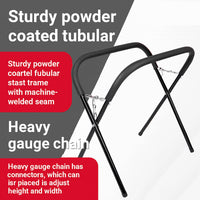 Garvee Établi Pliant 340 kg, Hauteur Réglable, Cadre en Acier avec Mousse pour Atelier et Bricolage