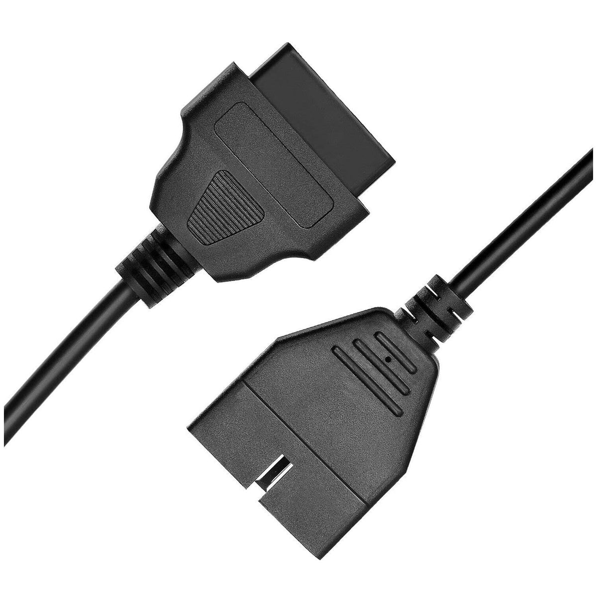 Câble adaptateur Garvee pour diagnostic, connecteur OBD1 12 broches vers OBD2 16 broches, câble convertisseur en plastique robuste pour le diagnostic automobile