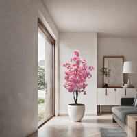Arbre artificiel Garvee de 1,5 m (5 pi) pour intérieur, réaliste, sans entretien, décoration polyvalente, vert, pour la maison ou le bureau