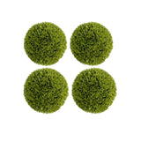 Garvee Lot de 4 boules de buis artificielles Ø 30cm en PE, résistantes aux UV et à l’eau, à suspendre, pour jardin et mariage - 