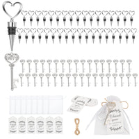 Coffret ouvre-bouteilles Garvee, 36 pièces, couteau de sommelier en acier inoxydable avec pochette et étiquette cadeau pour mariage, anniversaire, transparent, 6,5 cm