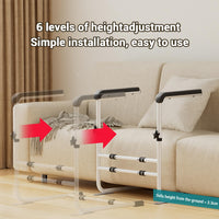 GARVEE Aide au lever pour canapé avec base antidérapante et structure stable en acier carbone, pour personnes à mobilité réduite, blanc