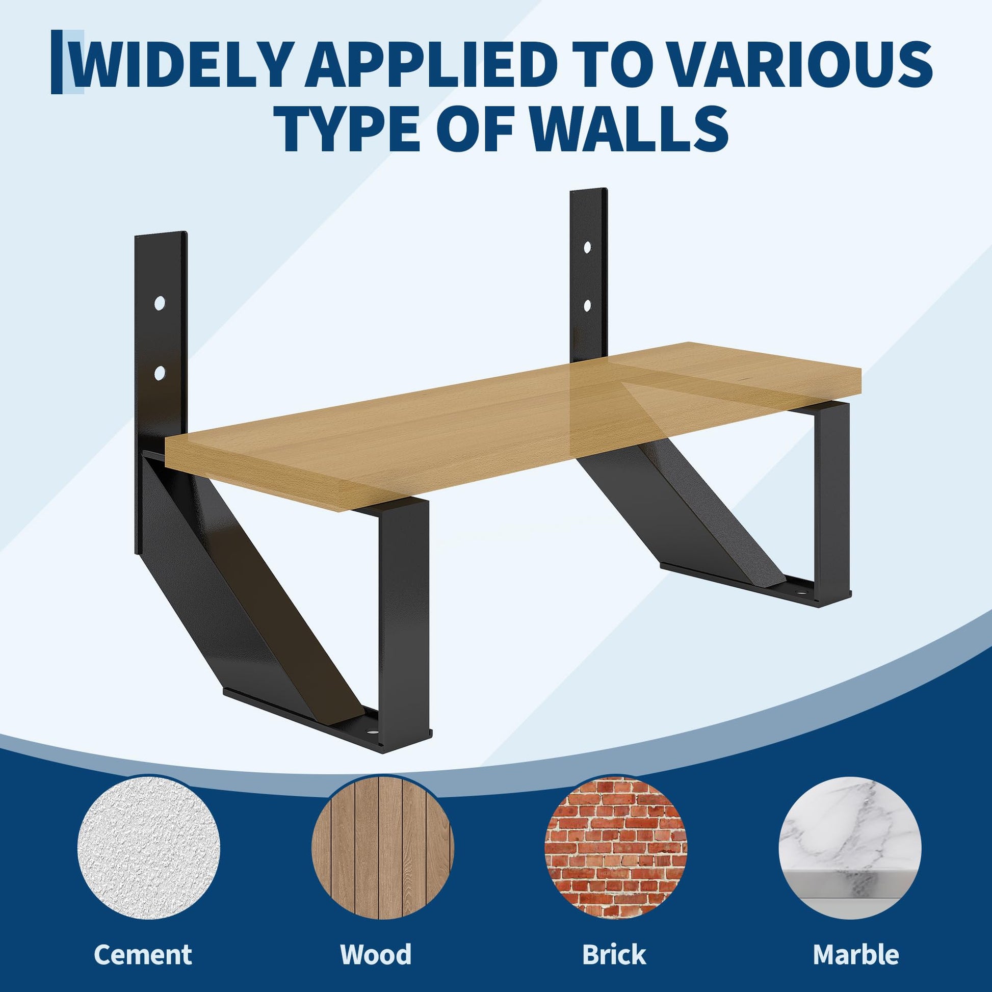 Ensemble de marches d'escalier en acier Garvee, limons métalliques avec pieds de renfort pour usage intérieur et extérieur, 2 pièces, revêtement en poudre, capacité de charge de 1360 kg