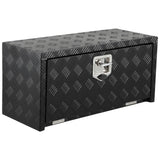 Garvee coffre à outils sous châssis en aluminium, 76 × 36 × 41 cm, noir - noir