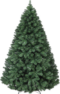 Sapin de Noël Garvee 140 cm pliable avec support fermé - Sapin artificiel réaliste pour la maison, le bureau et la décoration des fêtes