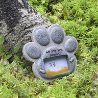 Garvee Pfotenabdruck Haustier Grabstein Katze Gedenkstein Garten Realistischer Harz   Engel Beileidsgeschenk