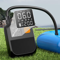Pompe à air Garvee 80W rechargeable avec batterie et lampe LED 8000mAh pour voiture, SUP, kayak, camping et activités de plein air