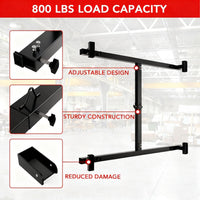 Lève-plateau Garvee universel, capacité de levage de 363 kg (800 lb), réglable de 109 à 200 cm (43 à 79 po), en acier robuste revêtu de poudre et résistant à la corrosion, pour camionnettes.