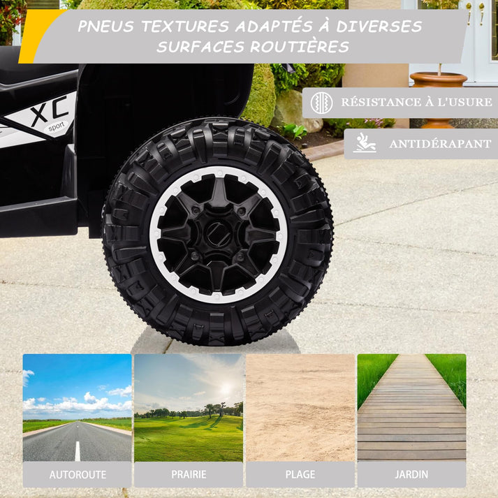 Pneus texturés EVA quad tous terrains herbe asphalte plage