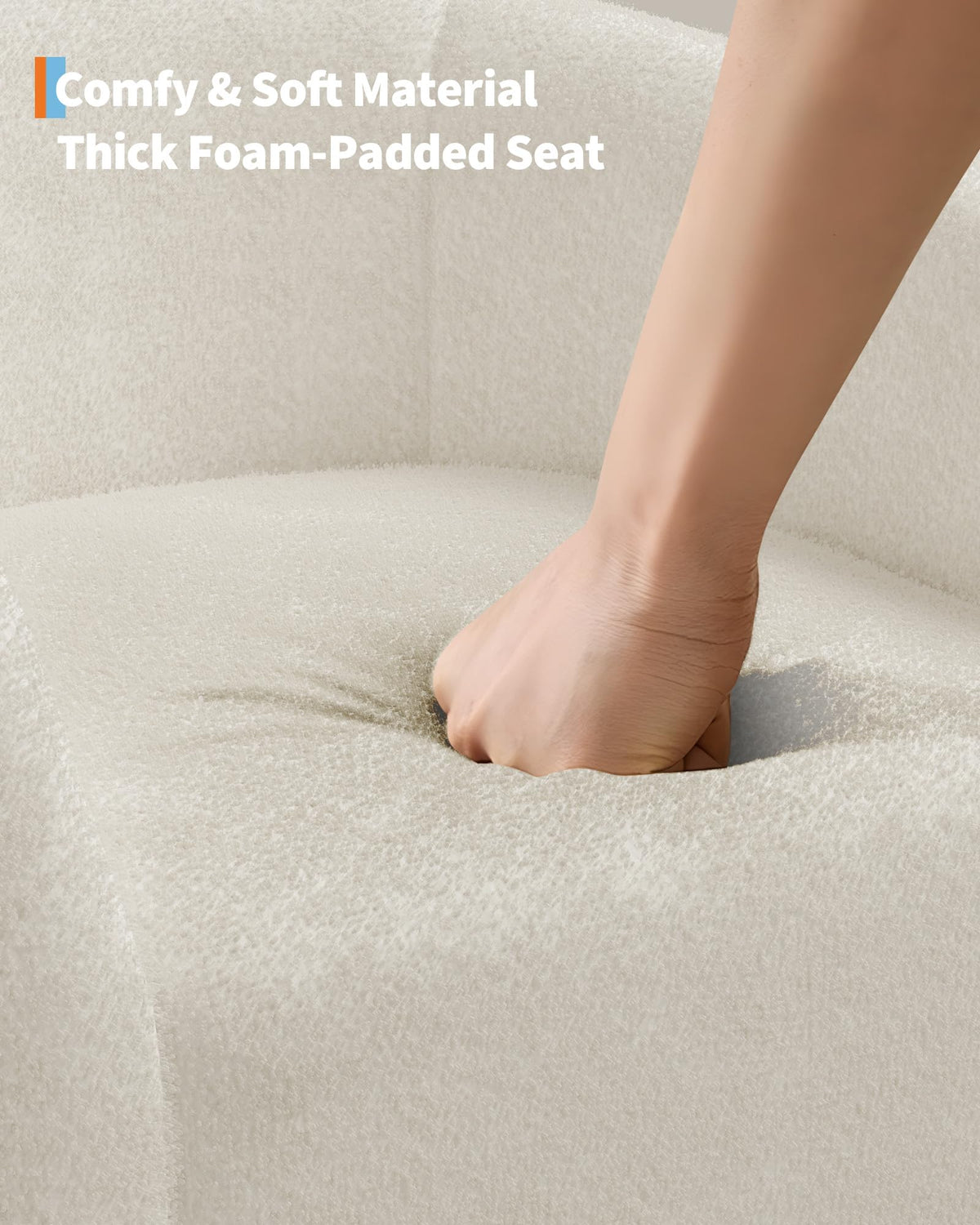 Mousse épaisse et tissu doux