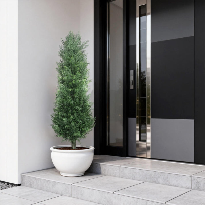 Arbre artificiel avec piquet de sol renforcé pour extérieur