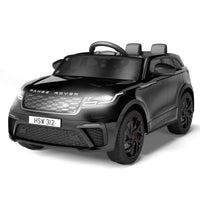 Voiture électrique pour enfants Garvee Schwarz Land Rover 12V, 2 places avec télécommande – Pour les enfants de 3 à 8 ans