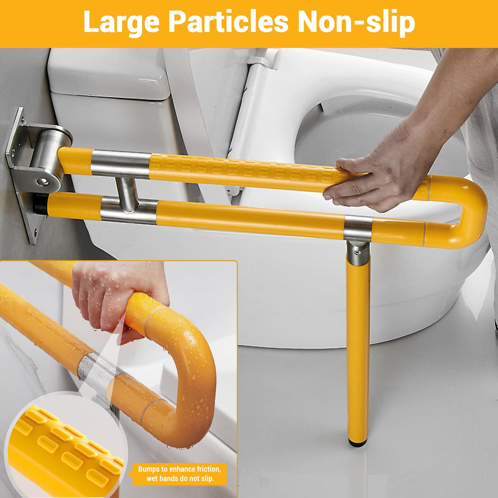 Portant à vêtements robuste Garvee avec étagères et barres de suspension réglables, en acier inoxydable, autoportant et portable, idéal pour la chambre et l'entrée, grand format, argenté.