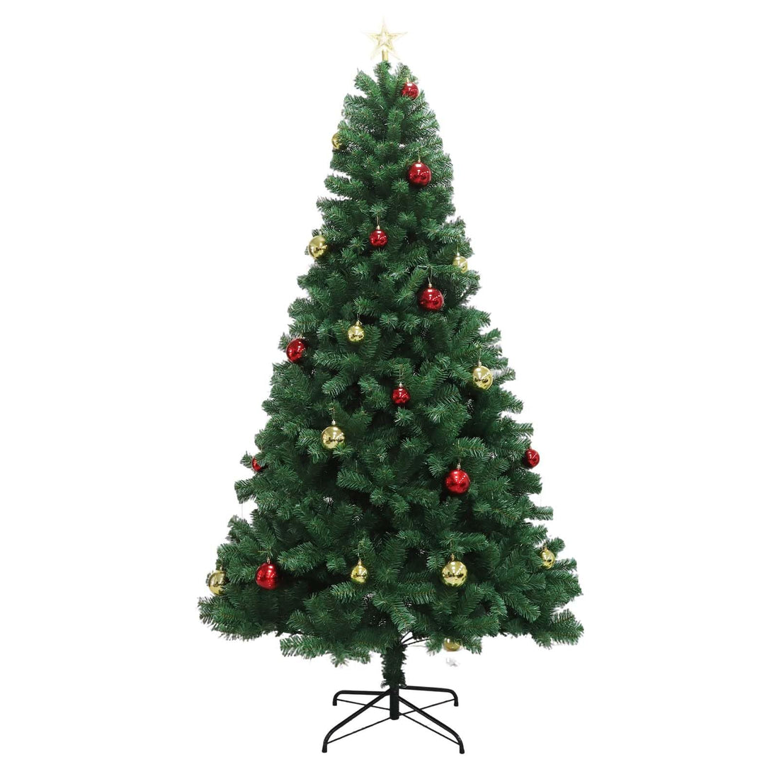 Sapin de Noël Garvee 210 cm, effet neige, télécommandé - Sapin de bureau avec 340 branches (sans guirlandes LED)
