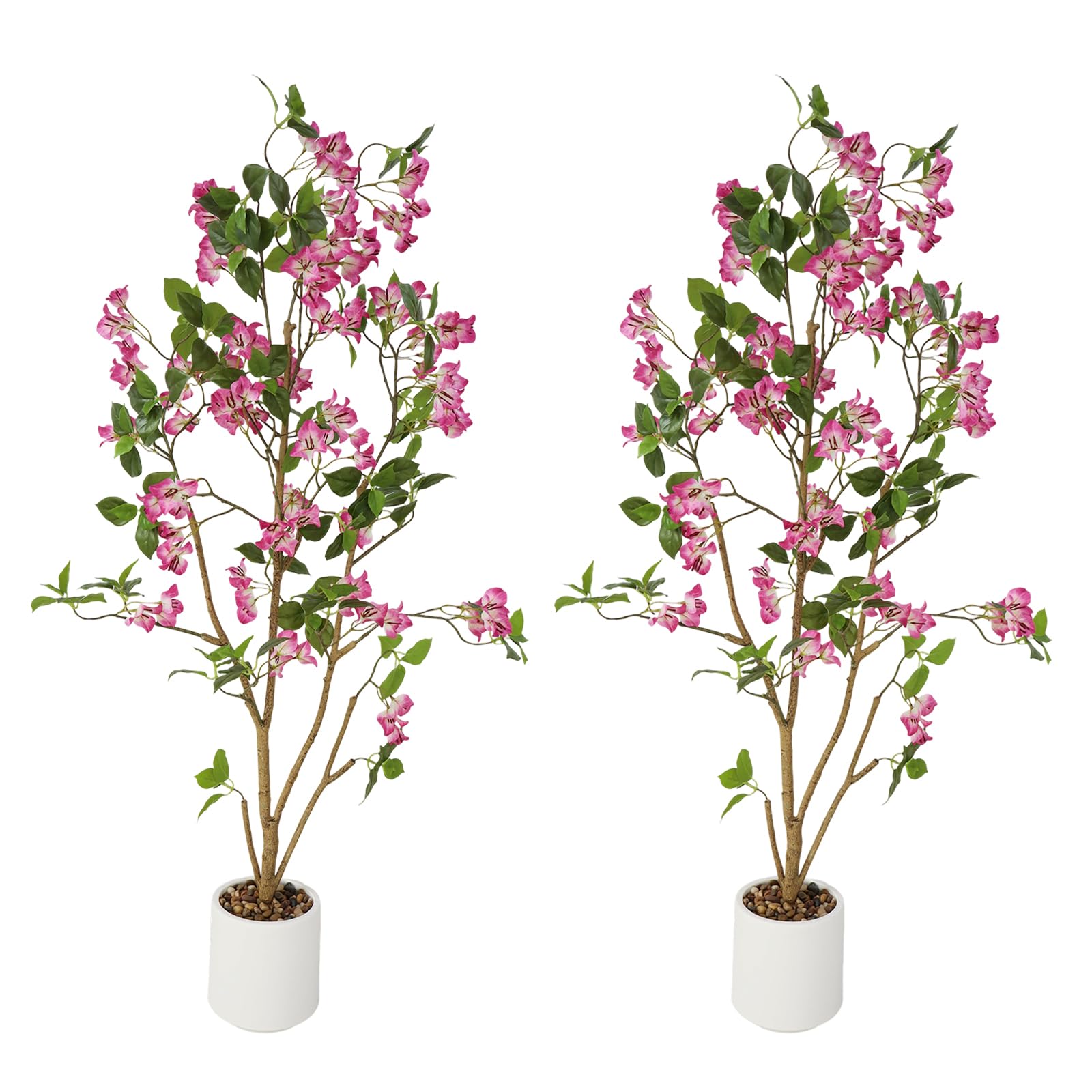 Ensemble de 2 arbres artificiels d'intérieur Garvee, réalistes, sans entretien, en matériau de haute qualité, pour la maison et le bureau, écologiques