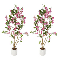 Ensemble de 2 arbres artificiels d'intérieur Garvee, réalistes, sans entretien, en matériau de haute qualité, pour la maison et le bureau, écologiques