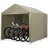 Garvee Abri à Vélo Durable en Acier Pour Jardin et Garage, Protection Contre Intempéries, Facile à Monter - 