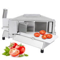 Coupe-tomates Garvee 5 mm – Acier inoxydable, pour la cuisine, idéal pour une découpe uniforme.