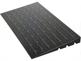 Garvee Rampe de trottoir en caoutchouc robuste 61 × 107 × 10 cm, hauteur 10 cm, pour allées, camions, bus et fauteuils roulants - Noir
