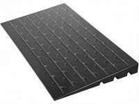 Garvee Rampe de trottoir en caoutchouc robuste 61 × 107 × 10 cm, hauteur 10 cm, pour allées, camions, bus et fauteuils roulants