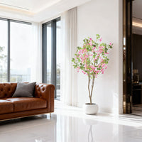 Arbre artificiel d'intérieur Garvee de 1,5 m, réaliste, sans entretien, matériau de haute qualité, pour la maison et le bureau, vert