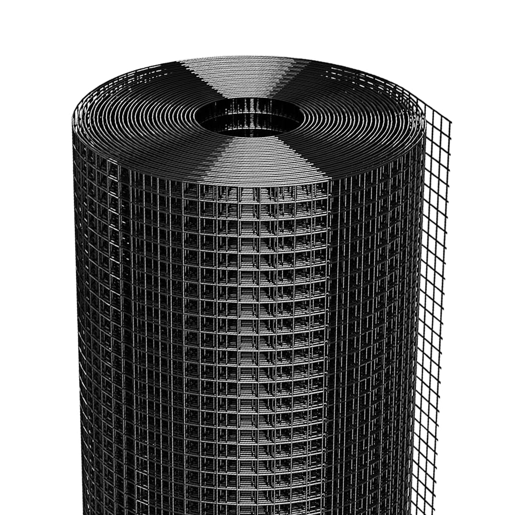 Grillage métallique Garvee, maille de 1/2 pouce, fil galvanisé de calibre 19, robuste et antirouille, pour volailles et jardin, 122 cm x 15,2 m