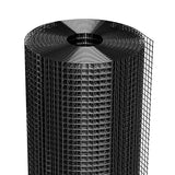 Garvee Grillage soudé galvanisé 1,22 × 15,24 m, mailles de 1,3 cm, fil Ø 1,07 mm résistant, pour clôture, poulailler et jardin - Noir