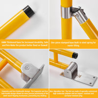 Portant à vêtements robuste Garvee avec étagères et barres de suspension réglables, en acier inoxydable, autoportant et portable, idéal pour la chambre et l'entrée, grand format, argenté.