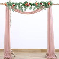 GARVEE Tissu transparent pour arche de mariage 2 x 18 pi (70 x 550 cm), blanc, idéal pour la photographie en extérieur