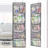 Étagère de porte suspendue Garvee avec 5 ou 10 poches pour chambre d'enfant, chambre à coucher, bureau, salle de bain ; gain de place, accès facile, design moderne