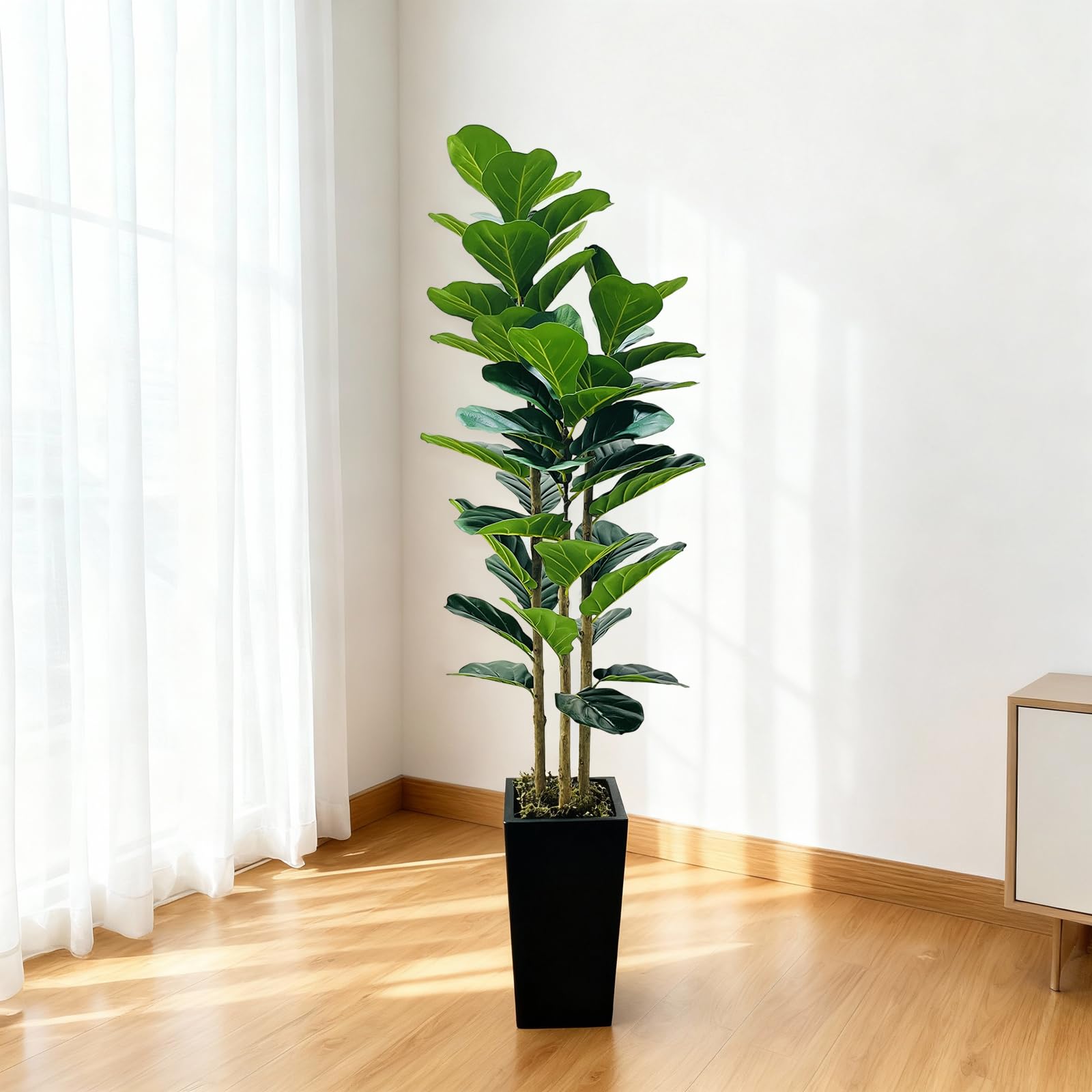 Arbre artificiel d'intérieur Garvee de 1,5 m, design réaliste, sans entretien, idéal pour la maison et le bureau, écologique