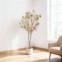 Arbre artificiel d'intérieur Garvee de 1,5 m, réaliste, sans entretien, matériau de haute qualité, pour la maison et le bureau, vert