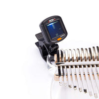 Accordeur numérique rotatif Garvee pour kalimba et guitares, réglable, robuste, noir, pour la pratique musicale