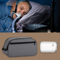 Sac de voyage Garvee pour appareil CPAP, extra large, double couche, avec organiseur de câbles et poignée.